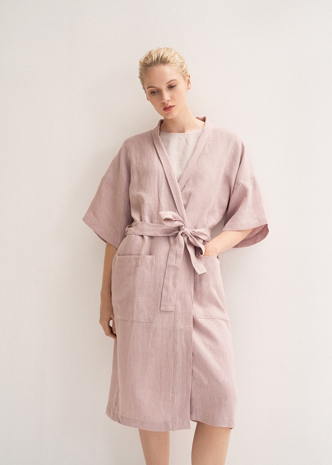 Midnight Bathrobe from AmourLinen