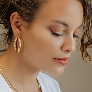 Luma hoops silver from Ana Dyla