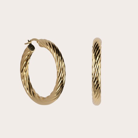 Luma hoops gold from Ana Dyla