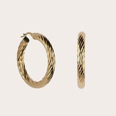 Luma hoops gold via Ana Dyla