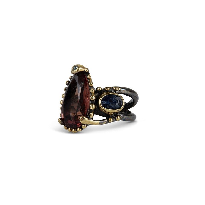 Gemstone splash ring from Ana Dyla