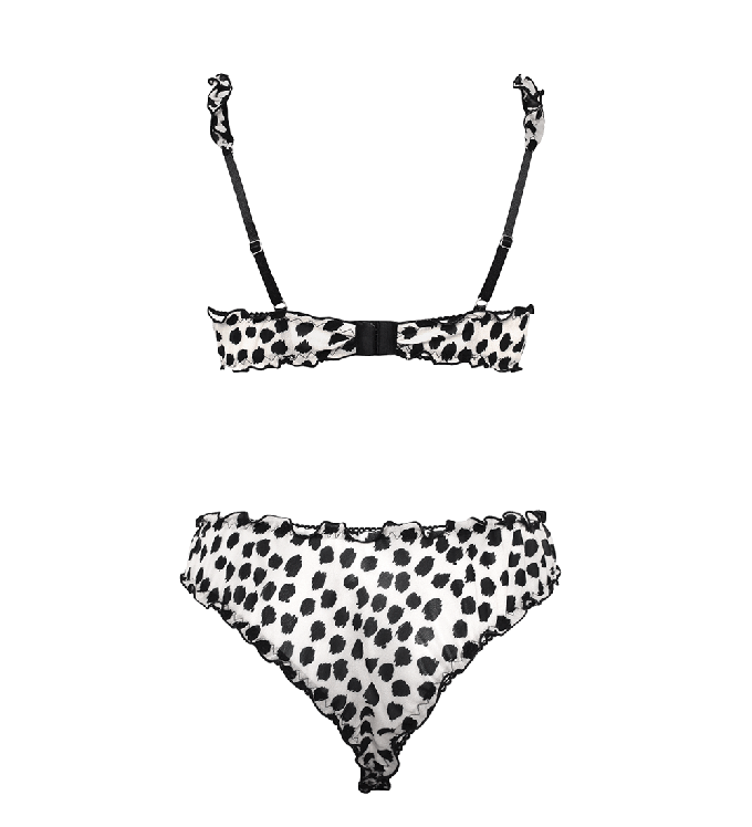 White Leo Frilly Set from Anekdot