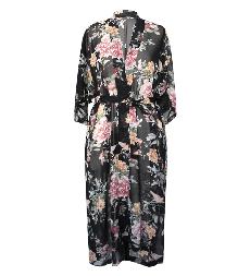 Sheer Floral Robe via Anekdot