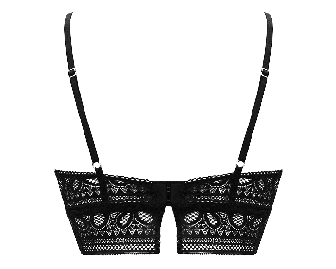 Phenomena Black Bralette from Anekdot