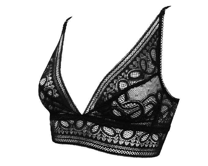 Phenomena Black Bralette from Anekdot