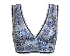 Blue Amber Bralette via Anekdot