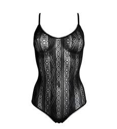 Darling Black Lace Bodysuit via Anekdot