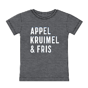T-Shirt grey Heren – Zolang de voorraad strekt! from AppelKruimel&Fris