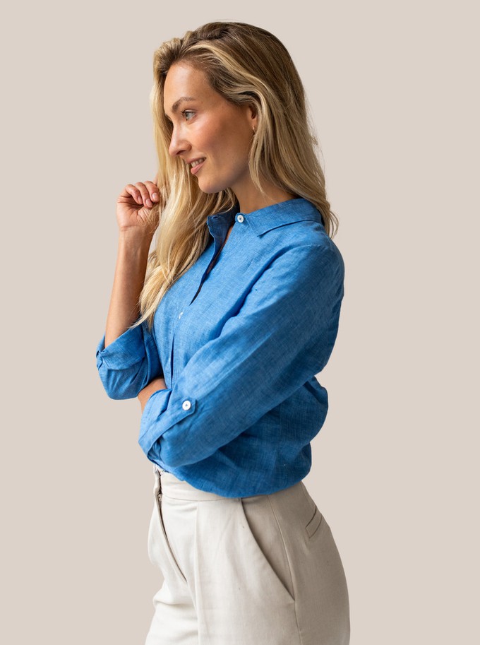 Elm blouse - Mid blue from Arber