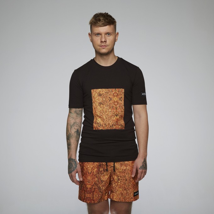 AS tee shortsleeve BO gold oilspill patch from arctic seas