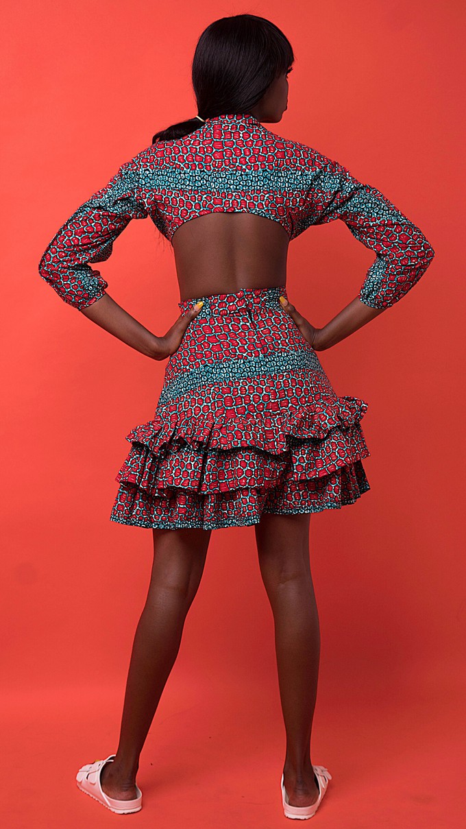Soukeyna African Print Skirt from Atelier D'Afrique