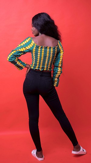 Kessie African Print Top from Atelier D'Afrique