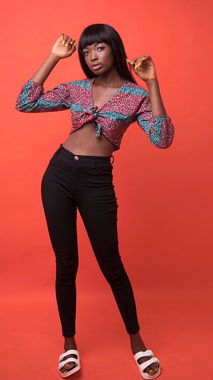 Esi African Print Wrap Top from Atelier D'Afrique