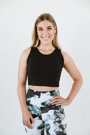 Crop Top / Black from Audella Athleisure