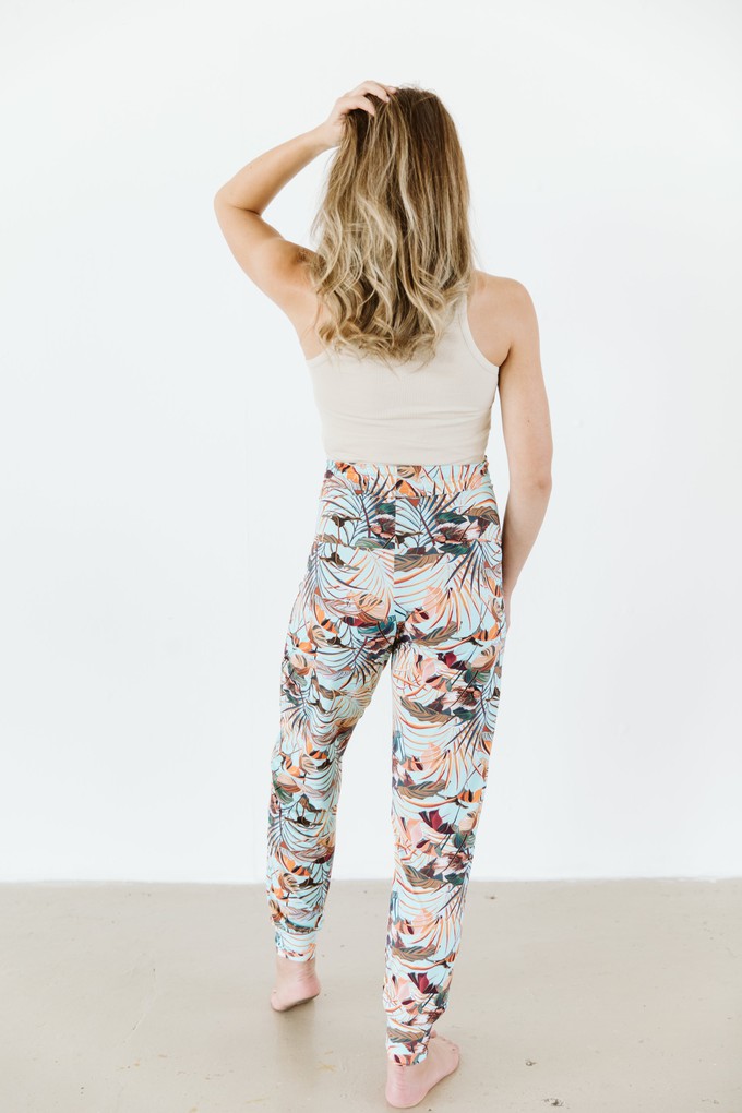 Jasmin Pants / Subtle Tropics from Audella Athleisure