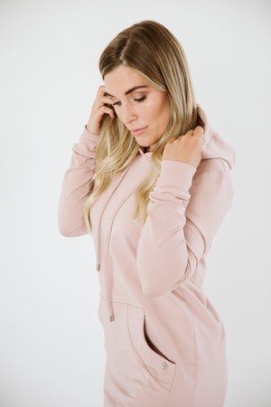 Hooded Dress / Misty Rose from Audella Athleisure