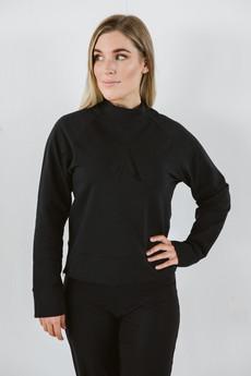 Fleece Sweatshirt / Black van Audella Athleisure
