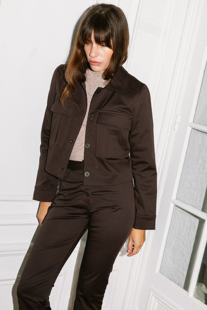 Jacket Dahlia brown from avani apparel