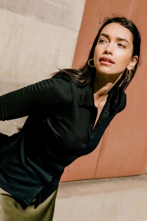 Top Mélisse black from avani apparel