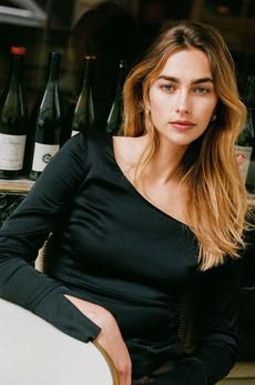 Top Azalée black via avani apparel