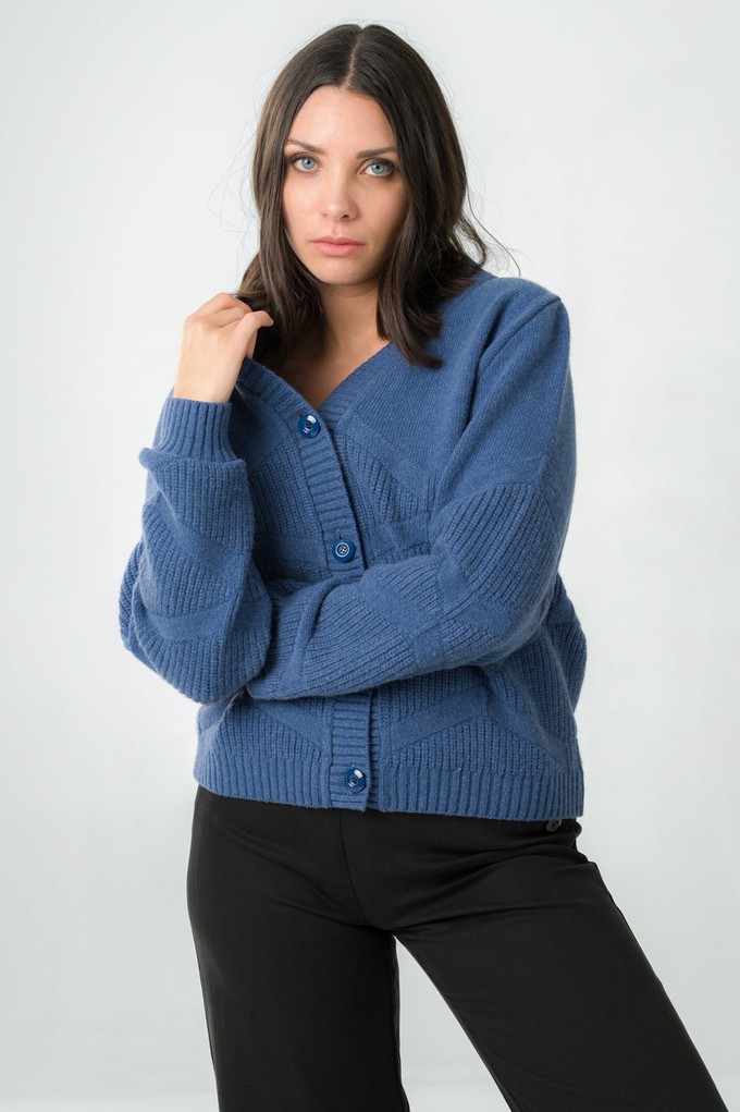 Cardigan Tanaisie blue from avani apparel