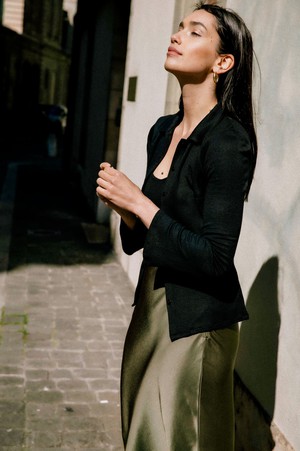 Top Mélisse black from avani apparel