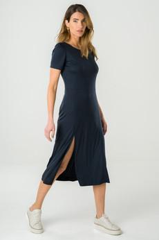 Dress Victoria navy via avani apparel