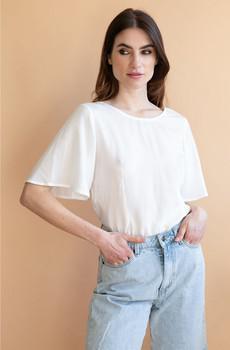 Reversible blouse Lys white van avani apparel
