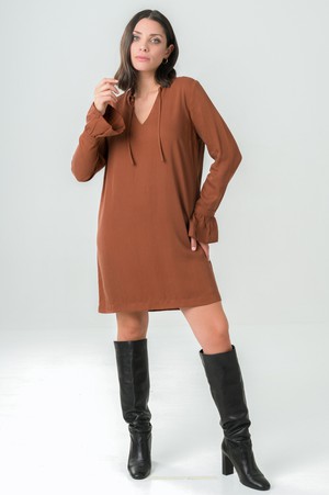 Dress Henné brown from avani apparel