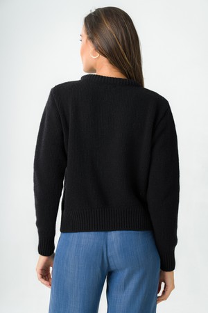 Sweater Cosmos black from avani apparel