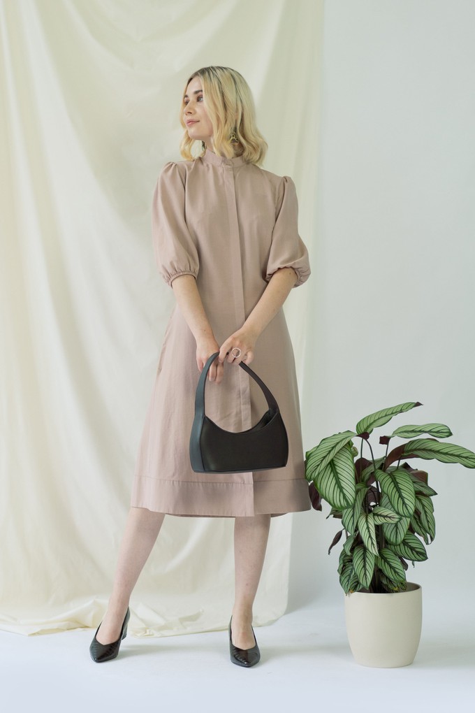 Melanie | Shirt Dress with balloon sleeves in rose from AYANI