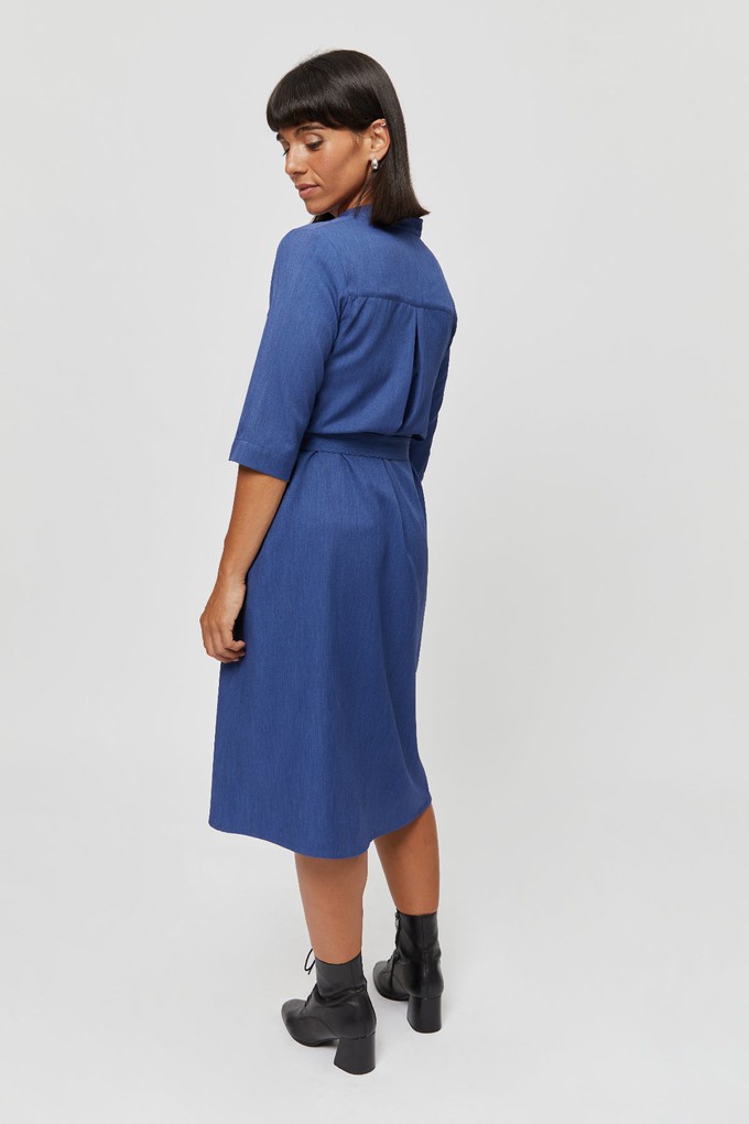 Lidia | Shirt Dress in Classic Blue from AYANI