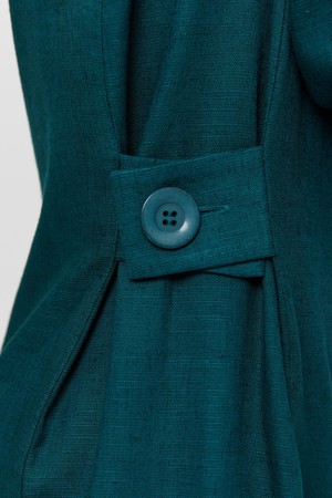 Emilia | Midi A-line Dress in Green from AYANI