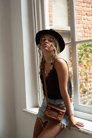 Nala Leren Schoudertasje from Bagoa