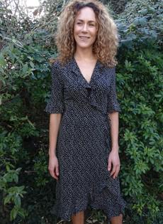 Martha Wrap Dress via Baukjen