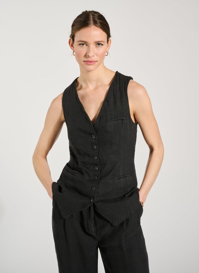 Tallulah Linen Waistcoat from Baukjen Tallulah Linen Waistcoat from Baukjen