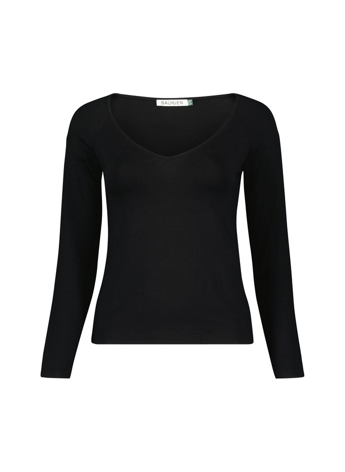 Luzia Deep V-Neck Top from Baukjen
