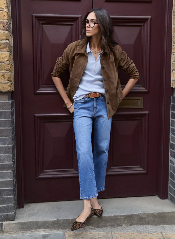 Petite Eda Organic Cotton Stretch Boyfriend Jeans from Baukjen