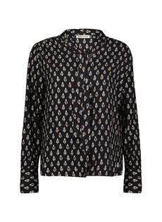 Effie Printed Tie Neck Blouse via Baukjen