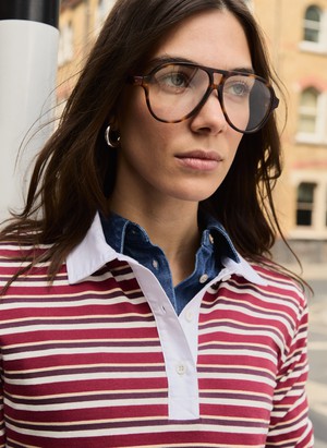 Esra Organic Cotton Polo Top from Baukjen