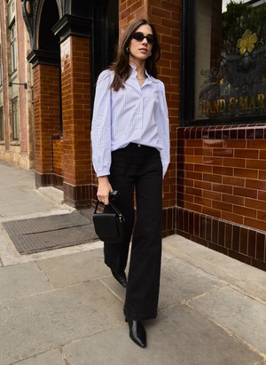 Debbie Organic Cotton Stripe Blouse from Baukjen