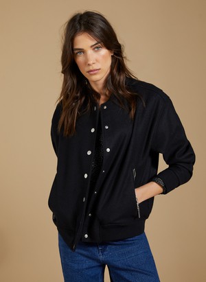 Antonia Wool Blend Bomber Jacket from Baukjen