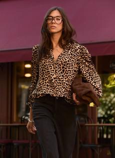 Sabrina Printed Blouse via Baukjen