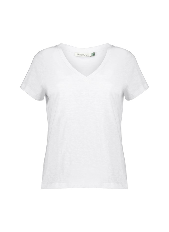 Hanorah Organic V-Neck Tee from Baukjen