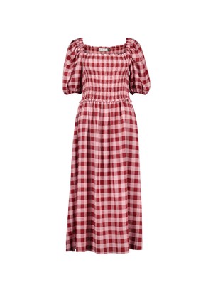 Davina Gingham Midi Dress from Baukjen