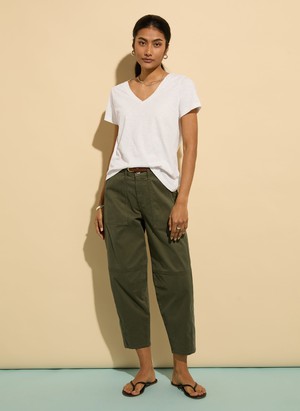 Hanorah Organic V-Neck Tee from Baukjen