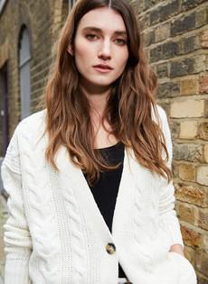 Clara Ecotec Cardigan via Baukjen