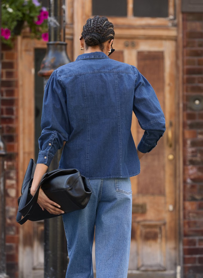 Damaris Organic Denim Shirt from Baukjen