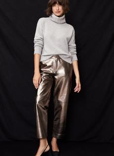 Calina Leather Trousers via Baukjen