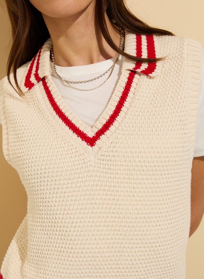 Agnes Ecotec Knitted Vest from Baukjen